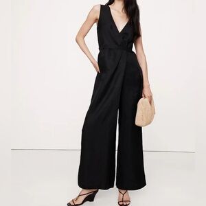 Shinestar Black Sleeveless Jumpsuit